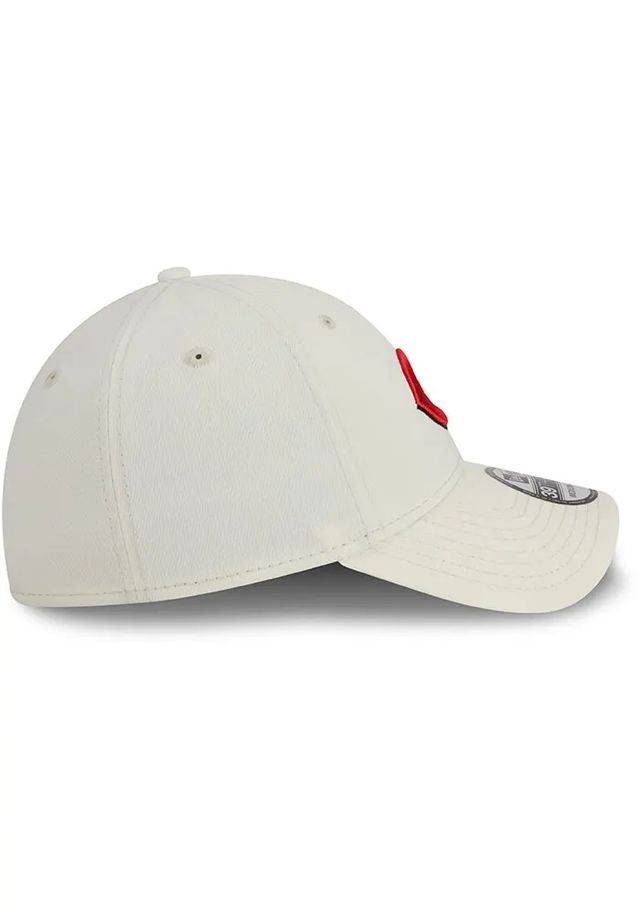 New Era Cincinnati Reds Mens White Classic 39THIRTY Flex Hat