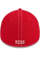 New Era Cincinnati Reds Mens Red Team Classic 39THIRTY Flex Hat