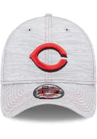 New Era Cincinnati Reds Mens Grey Speed 39THIRTY Flex Hat