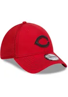 New Era Cincinnati Reds Mens Red Pop Team Neo 39THIRTY Flex Hat