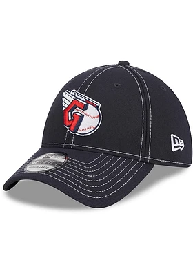 New Era Cleveland Guardians Navy Blue Team Classic 39THIRTY Youth Flex Hat