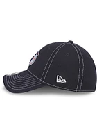 New Era Cleveland Guardians Mens Navy Blue Team Classic 39THIRTY Flex Hat