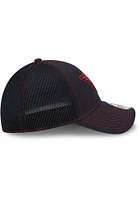 New Era Cleveland Guardians Mens Navy Blue Pop Team Neo 39THIRTY Flex Hat