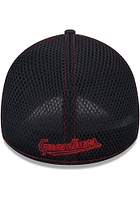 New Era Cleveland Guardians Mens Navy Blue Pop Team Neo 39THIRTY Flex Hat