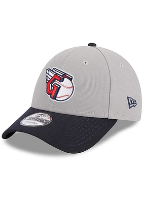 New Era Cleveland Guardians The League 9FORTY Classic Adjustable Hat - Grey