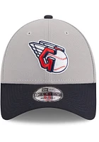 New Era Cleveland Guardians The League 9FORTY Classic Adjustable Hat - Grey