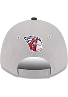 New Era Cleveland Guardians The League 9FORTY Classic Adjustable Hat - Grey