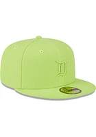 New Era Detroit Tigers Mens Green Color Pack 59FIFTY Fitted Hat