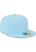 New Era Detroit Tigers Mens Light Blue Color Pack 59FIFTY Fitted Hat