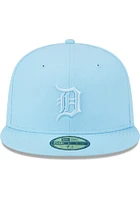 New Era Detroit Tigers Mens Light Blue Color Pack 59FIFTY Fitted Hat