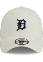 New Era Detroit Tigers Mens White Classic 39THIRTY Flex Hat