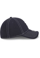New Era Detroit Tigers Mens Navy Blue Team Classic 39THIRTY Iconic Flex Hat