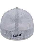 New Era Detroit Tigers Mens Grey Heathered Neo 39THIRTY Flex Hat