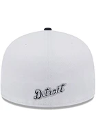 New Era Detroit Tigers Mens White State 59FIFTY Fitted Hat