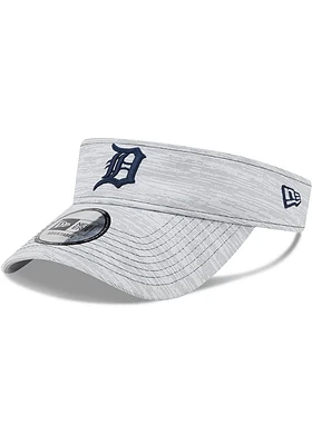 New Era Detroit Tigers Mens Grey Perf Adjustable Visor