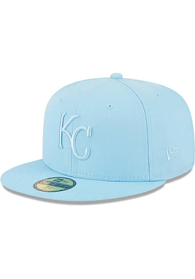 New Era Kansas City Royals Mens Light Blue Color Pack 59FIFTY Fitted Hat
