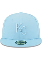 New Era Kansas City Royals Mens Light Blue Color Pack 59FIFTY Fitted Hat