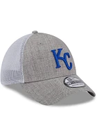 New Era Kansas City Royals Mens Grey Heathered Neo 39THIRTY Flex Hat