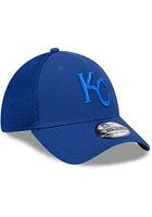 New Era Kansas City Royals Mens Blue Tonal Team Neo 39THIRTY Flex Hat
