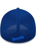 New Era Kansas City Royals Mens Blue Tonal Team Neo 39THIRTY Flex Hat