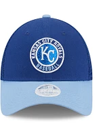 New Era Kansas City Royals Blue Glitter 9FORTY Womens Adjustable Hat