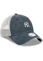 New Era New York Yankees Navy Blue Micro 9TWENTY Womens Adjustable Hat