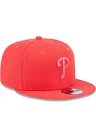 New Era Philadelphia Phillies Red Color Pack 9FIFTY Mens Snapback Hat