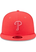 New Era Philadelphia Phillies Red Color Pack 9FIFTY Mens Snapback Hat