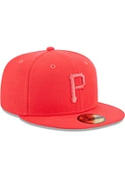 New Era Pittsburgh Pirates Mens Red Color Pack 59FIFTY Fitted Hat