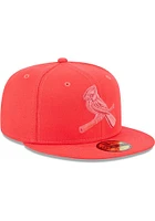 New Era St Louis Cardinals Mens Red Color Pack 59FIFTY Modern Fitted Hat