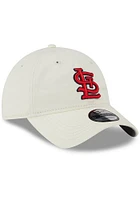 New Era St Louis Cardinals Core Classic 2.0 9TWENTY Premium Adjustable Hat - White