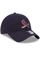 New Era St Louis Cardinals Core Classic 2.0 9TWENTY Classic Adjustable Hat - Navy Blue