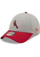 New Era St Louis Cardinals Grey JR The League 9FORTY Youth Adjustable Hat