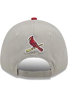 New Era St Louis Cardinals Grey JR The League 9FORTY Youth Adjustable Hat
