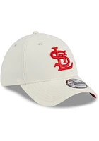 New Era St Louis Cardinals Mens White Classic 39THIRTY Flex Hat