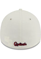 New Era St Louis Cardinals Mens White Classic 39THIRTY Flex Hat