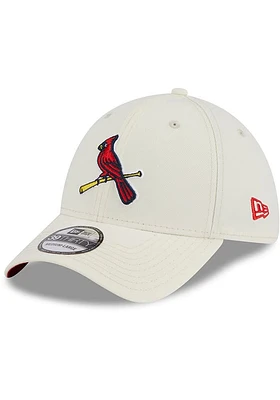 New Era St Louis Cardinals Mens White Classic 39THIRTY Vintage Flex Hat