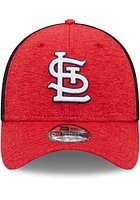 New Era St Louis Cardinals Mens Red Shadow Neo 39THIRTY Flex Hat