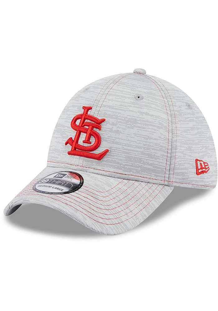 New Era St Louis Cardinals Mens Grey Speed 39THIRTY Flex Hat