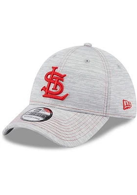New Era St Louis Cardinals Mens Grey Speed 39THIRTY Flex Hat