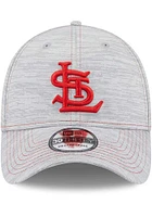New Era St Louis Cardinals Mens Grey Speed 39THIRTY Flex Hat