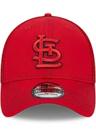 New Era St Louis Cardinals Mens Red Pop Team Neo 39THIRTY Flex Hat
