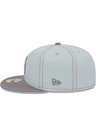 New Era St Louis Cardinals Mens Grey Gray Pop 59FIFTY Fitted Hat