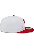 New Era St Louis Cardinals Mens White State 59FIFTY Fitted Hat