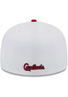 New Era St Louis Cardinals Mens White State 59FIFTY Fitted Hat