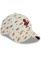 New Era St Louis Cardinals White Bloom 9TWENTY Iconic Womens Adjustable Hat
