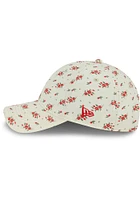 New Era St Louis Cardinals White Bloom 9TWENTY Iconic Womens Adjustable Hat