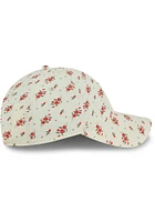 New Era St Louis Cardinals White Bloom 9TWENTY Iconic Womens Adjustable Hat