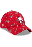 New Era St Louis Cardinals Red Bloom 9TWENTY Womens Adjustable Hat