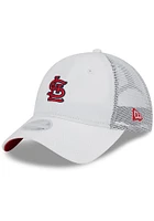 New Era St Louis Cardinals White Mini 9TWENTY Womens Adjustable Hat